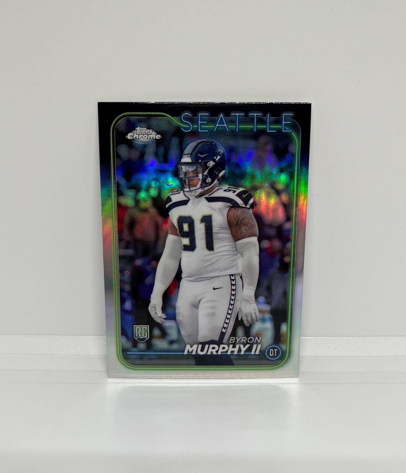 Byron Murphy II #297 Seattle Seahawks; Rookie - Refractor; Topps