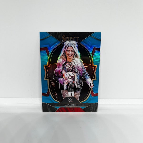 Alexa Bliss #36; Light Blue Prizm - Numbered 14/249; Panini WWE Select 2023