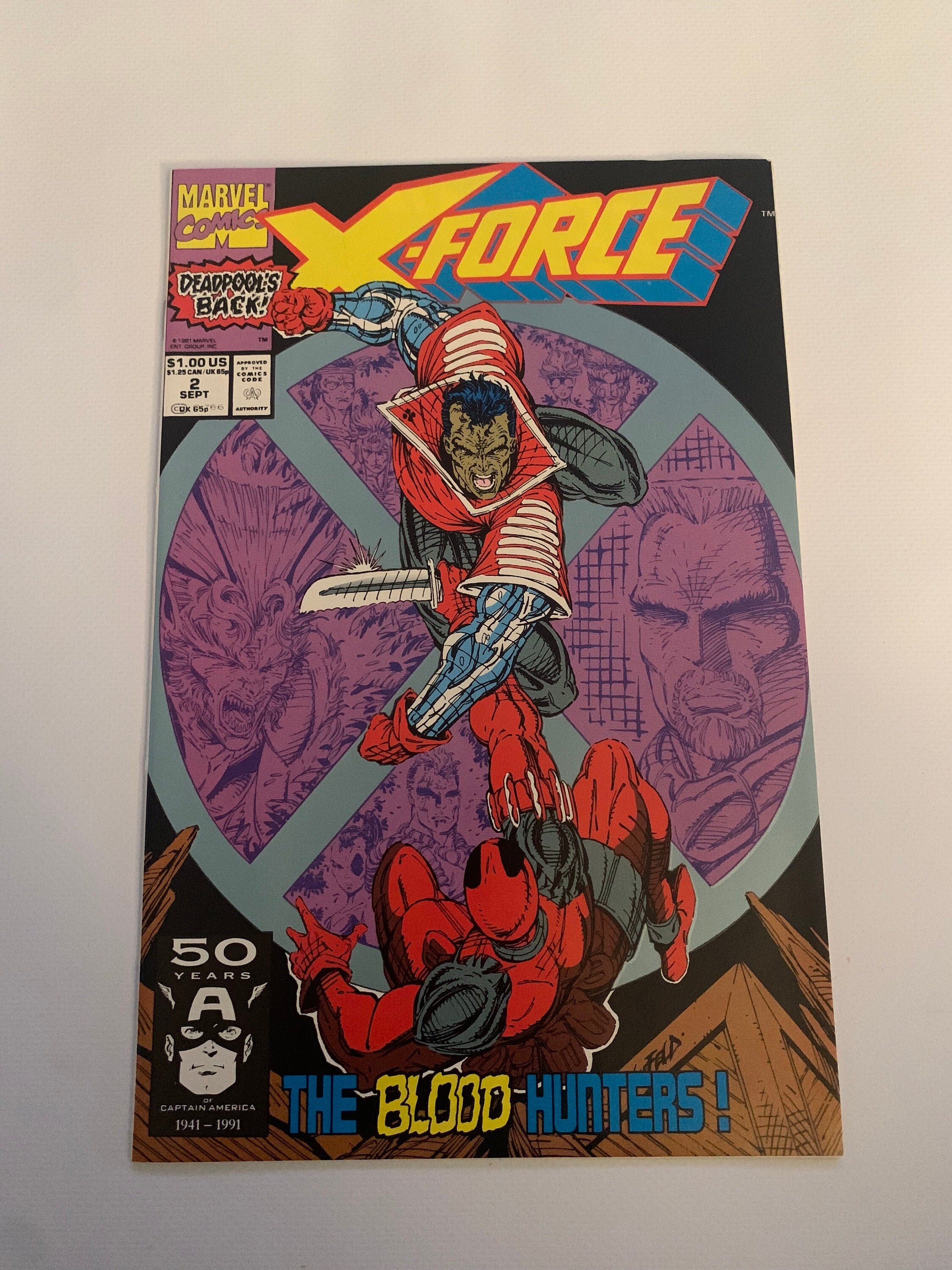 X-force 2 9.2 High Grade 2nd Appearance of Deadpool 1st - Etsy