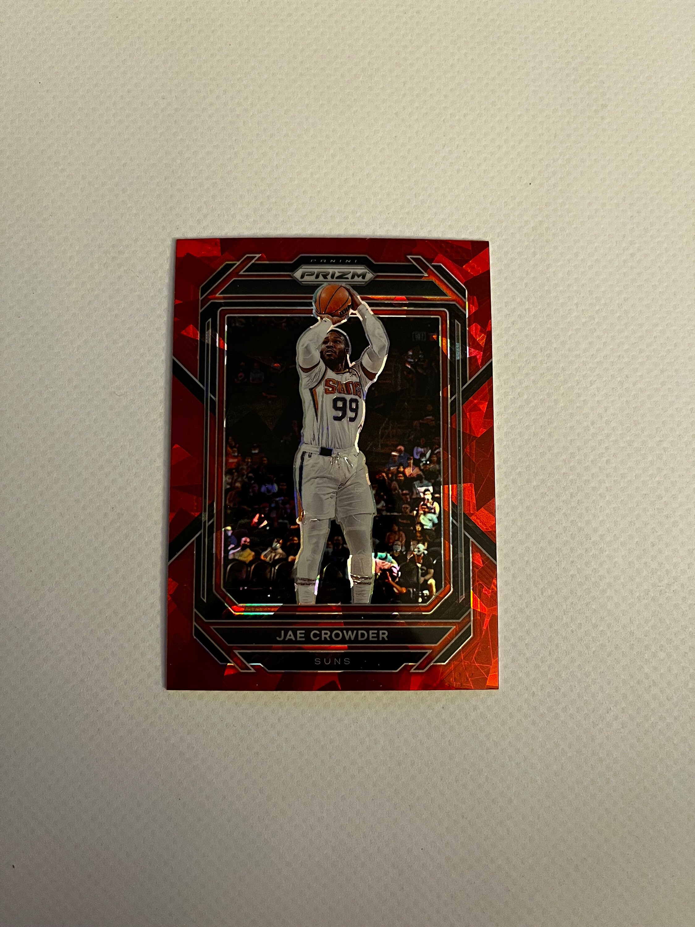 Jae Crowder 127 Phoenix Suns Red Cracked Ice Prizm Panini Prizm Basketball 2023 Etsy