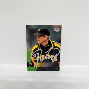 Jim Tracy #1165 Pittsburgh Pirates; Autografado; Upper Deck Baseball 2006
