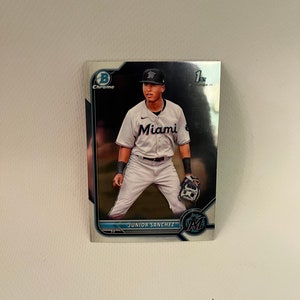 Junior Sanchez #BCP-111 Miami Marlins; Rookie; Topps Bowman Chrome 2022