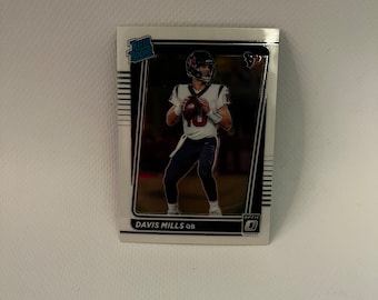 Davis Mills #222 Houston Texans; Rookie; Panini Donruss Optic Football 2021