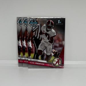 Kobe Prentice #53 Alabama Crimson Tide; 1º Bowman; Topps Chrome Bowman U Futebol 2023