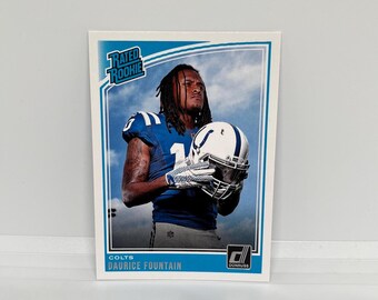 Fuente Daurice #333 Indianapolis Colts; Novato; Fútbol Panini Donruss 2018