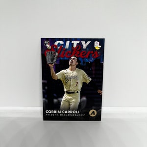 Corbin Carroll #CS19 Diamantes de Arizona; Novato - Inserto de pegatinas de la ciudad; Topps Liga Mayor de Béisbol 2023