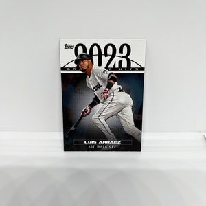 Luis Arraez # 23GH6 Marlins de Miami ; Insertion des grands succès de 2023 ; Topps Baseball 2024