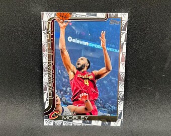 Evan Mobley #82 Cleveland Cavaliers; Tip-Off Parallel; Topps Basketball 2025