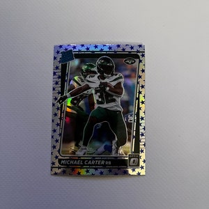 Michael Carter n. 235 New York Jets; Stelle Prizm - Esordiente; Panini Donruss Ottica 2021