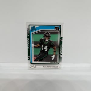 Malachie Corley n°73 de New York ; Rookie évalué ; Panini Clearly Donruss Football 2024
