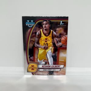 Keshon Gilbert #45; 1e boogschutter; Topps Bowman U Chrome-basketbal 2025