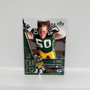 AJ Hawk #8 Green Bay Packers; Rookie Premiere; Upper Deck NFL Players Football 2006