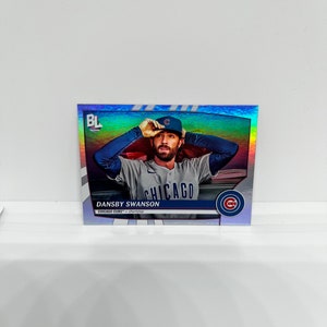 Dansby Swanson #232 Chicago Cubs; Folha Incomum; Topps da Grande Liga de Beisebol 2023