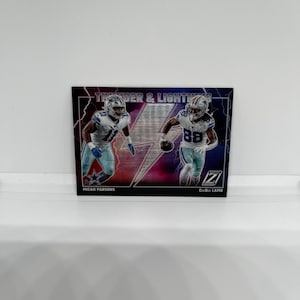 Micah Parsons / CeeDee Lamb # 7 Dallas Cowboys; Donner & Blitz Einsatz; Panini Zenith Fussball 2023