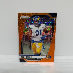 Kobie Turner #171 Los Angeles Rams; Orange Disco Prizm; Panini Prizm Fussball 2024