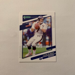 John Elway #180 Denver Broncos; Base Card; Panini Donruss Football 2021