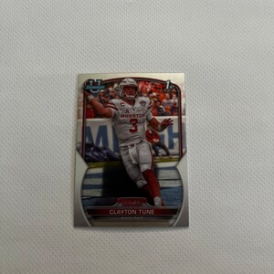 Clayton Tune #98 Arizona Cardinals; 1st Bowman; Topps Bowman U Football 2022
