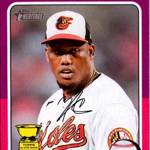 Yennier Cano #121 Baltimore Orioles; Rookie Cup; Topps Heritage Baseball 2024