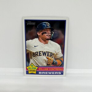 【レトロ レア】野球選手 ブライアース　メンコ William Contreras #300 Milwaukee Brewers; All-star Insert; Topps