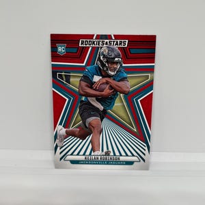 Keilan Robinson # 162 Jacksonville Jaguare; Anfänger - Rote Parallele; Panini Rookies & Stars Fussball 2024
