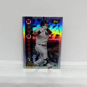 Jasson Dominguez #99NB2 Yankees de New York ; Rookie - Nouvelle race insérée ; Archives des Topps Baseball 2024