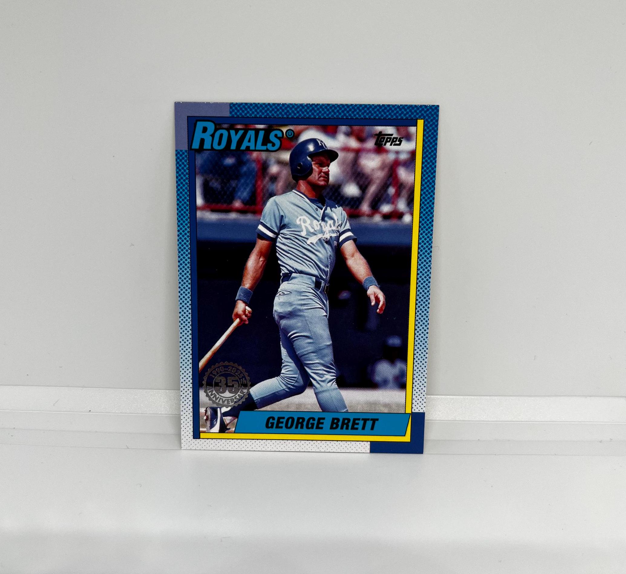 george brett chewing tobacco Phungo: 2014 Playoffs: Royals 1978 Topps #100 George Brett #T9028 Kansas City