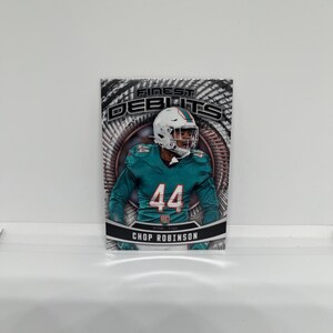 Hacken Robinson #D20 Miami Delfine; Rookie - Feinste Einsätze; Topps Finest Fussball 2024