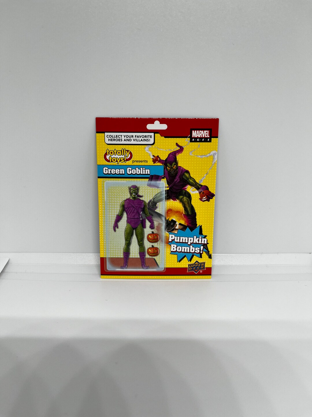 Green Goblin #TT10; Totally Toys Action Figure Insert; Upper Deck ...