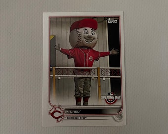 Mr. Red #M-5; Cincinnati Reds; Opening Day; Topps Baseball 2022