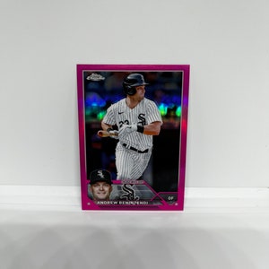 Andrew Benintendi #180 Chicago White Sox; Roze parallel; Topps Chrome Honkbal 2023