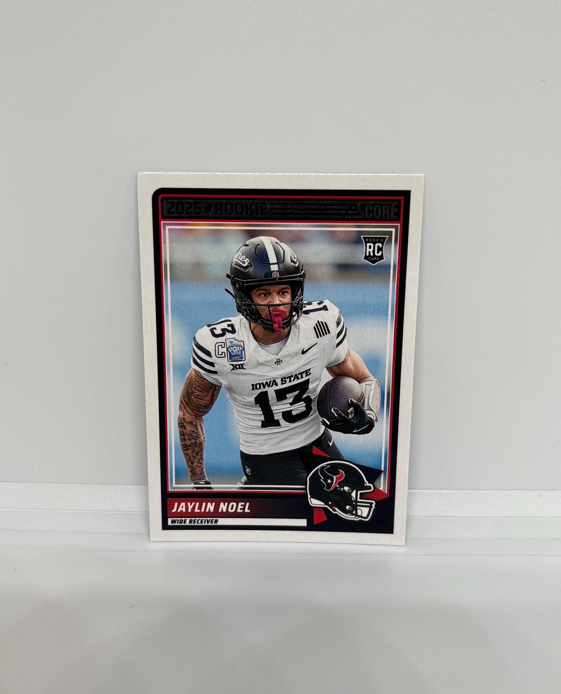 Jaylin Noel #68 Houston Texans; Rookie; Panini Score Football 2025