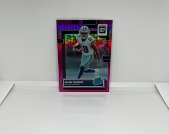 Jalen Tolbert #231 Dallas Cowboys; Rated Rookie - Pink Prizm; Panini Donruss Optic Football 2022