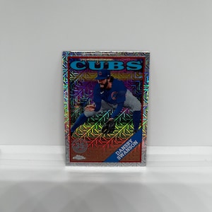 Dansby Swanson #2T88C96 Chicago Cubs; Refrator Mojo - Inserção de 1988; Topps Cromo Beisebol 2023
