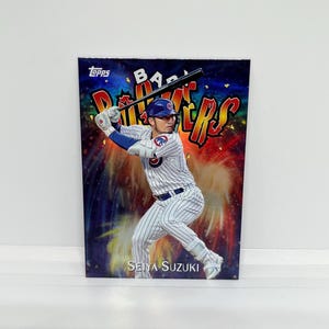 Seiya Suzuki #98BB20 Chicago Cubs; Encarte Baby Boomers; Arquivo Topps Baseball 2023