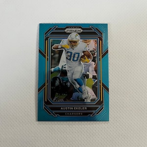 Austin Ekeler #150 Los Angeles Chargers; Light Blue Wave; Panini Prizm Football 2022