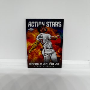 Ronald Acuna Jr #ASC5 Atlanta Braves; Action Stars; Topps Chrome Baseball 2023