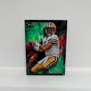 Don Majkowski #27 Green Bay Packers; Green Refractor - Numbered 49/75; Topps Finest Football 2024