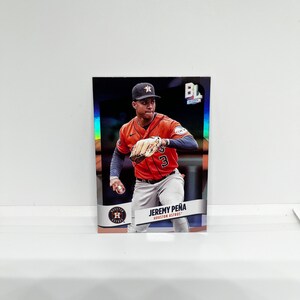 Jeremy Peña #202 Astros de Houston; Lámina poco común; Topps Liga Mayor de Béisbol 2024