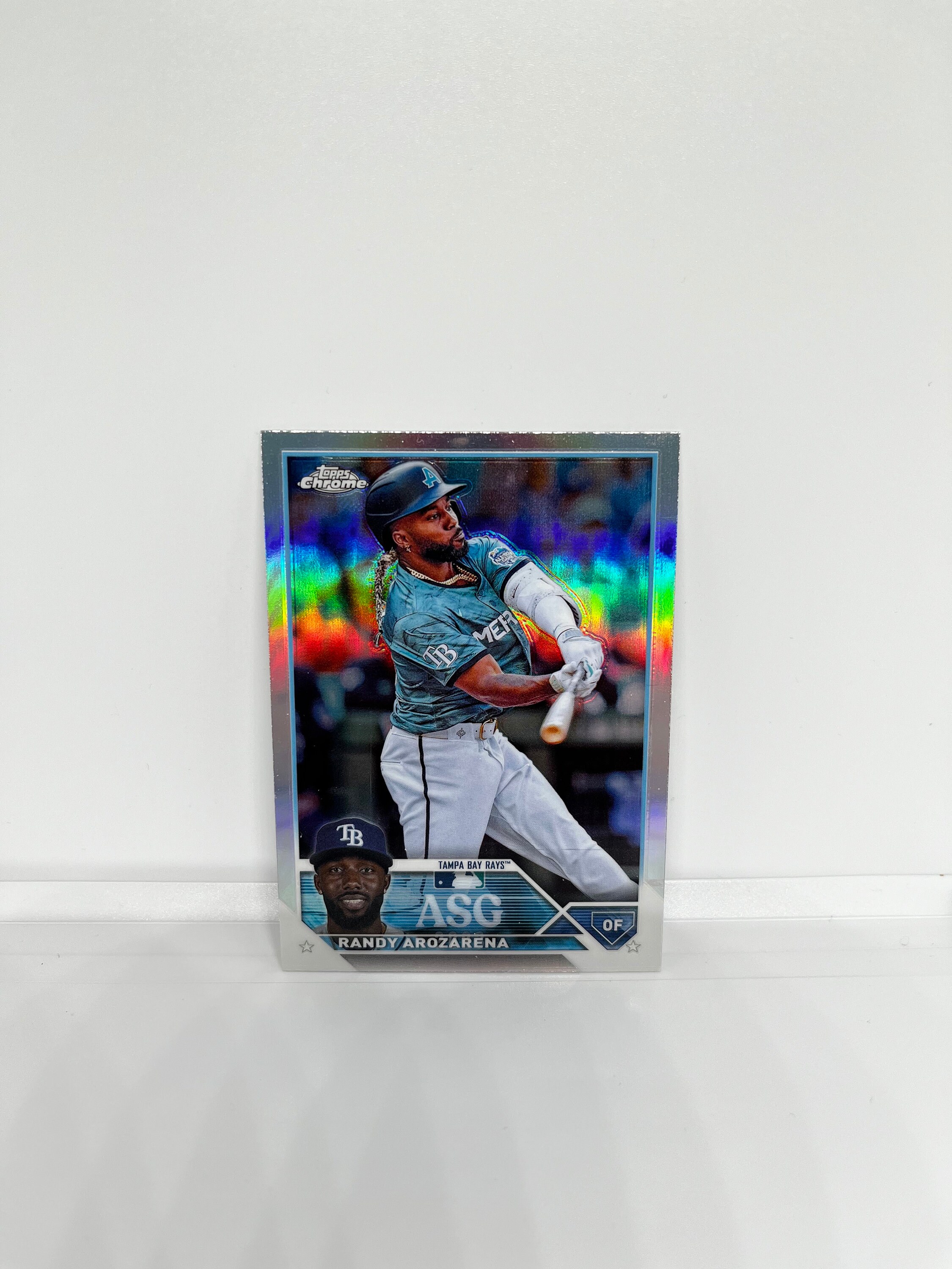 Randy Arozarena #ASGC19 Tampa Bay Rays; All-Star Game Refractor; Topps Chrome Baseball 2023