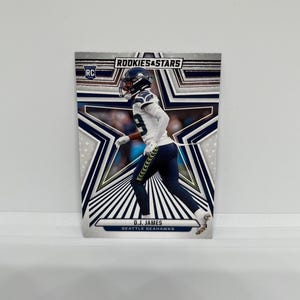 DJ James n° 122 Seahawks de Seattle ; Débutant ; Recrues et stars du football Panini 2024