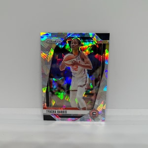 Tyasha Harris #102 Connecticut Sun; Cracked Ice Prizm; Panini WNBA Prizm Basketball 2024