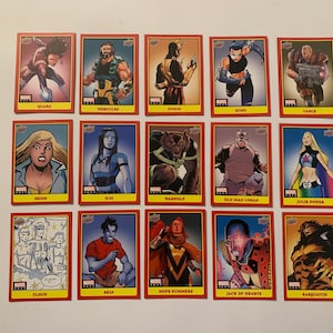 Lote de 15 cartas base da Era Marvel; Inclui Quake, Hércules, Echo, Old Man Logan e muito mais! ; Convés Superior 2020