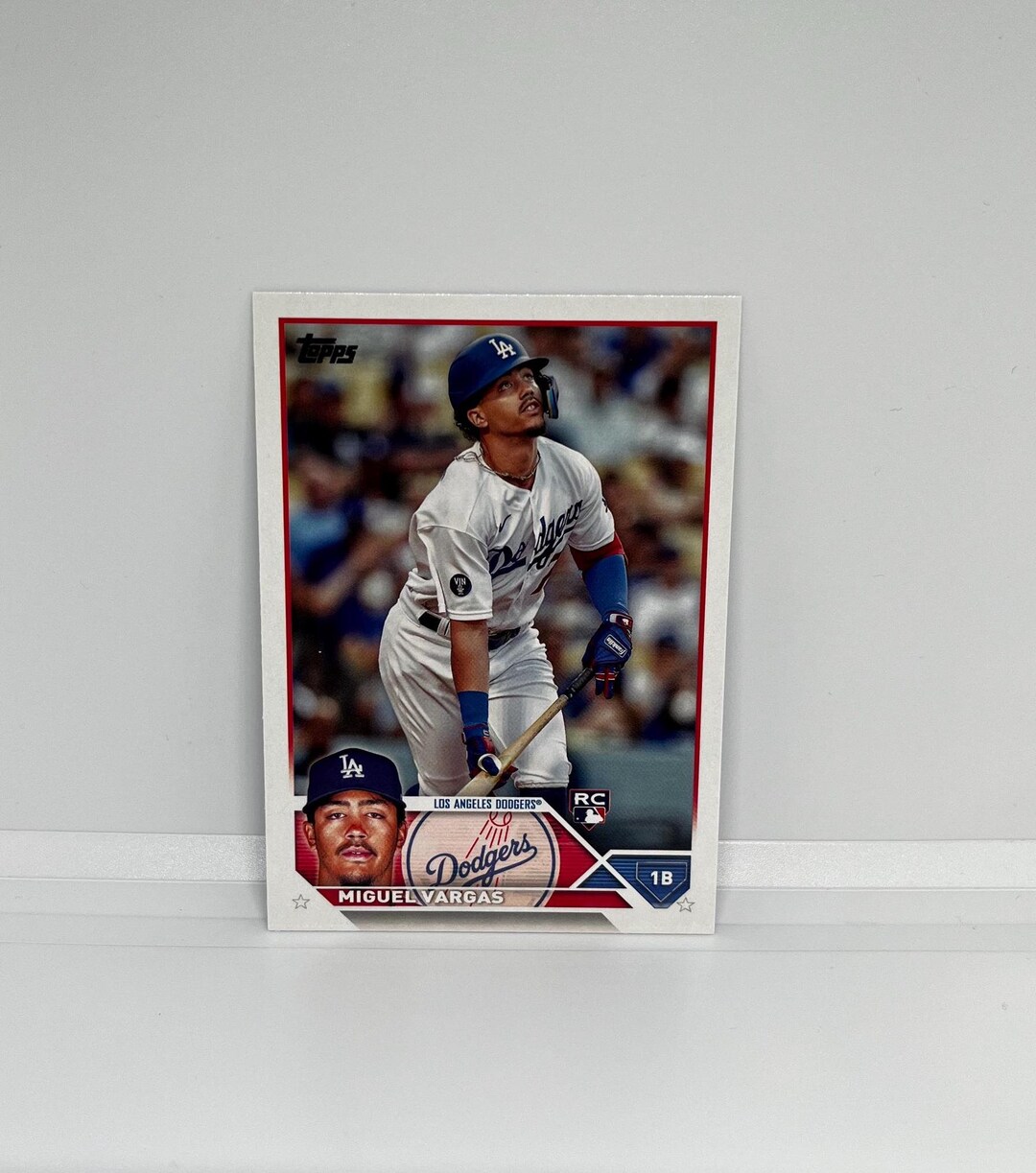 ミゲルバルガス ルーキーカード サイン入り ミゲル・バルガス #163 ロサンゼルス・ドジャース; ルーキー; Topps