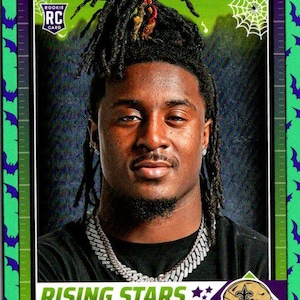 Kool-Aid McKinstry #33 Saints de la Nouvelle-Orléans ; Rookie - Chauves-souris vertes ; Ballon de football pour un match Panini 2024