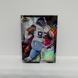 T'Vondre-Sweat #60 Tennessee Titans; Rookie x-fractorrefractor; Topps Finest Football 2024