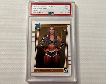 Roxanne Perez #114 PSA 9; Rookie - Bronze Parallel; Panini WWE Chronicles 2022