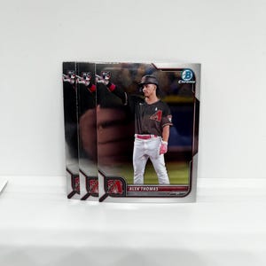 Alek Thomas #76 Arizona Diamondbacks; Rookie; Topps Bowman Chrome Baseball 2022