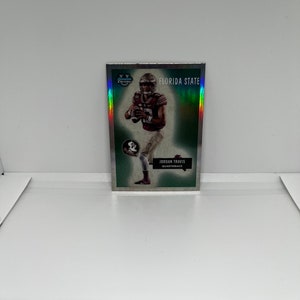 Jordan Travis #55BF15 Bundesstaat Florida; 1955 Retro Einsatz; Topps Chrom Bowman U Football 2023