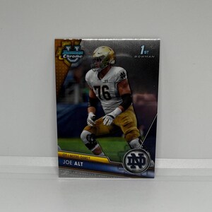 Joe Alt #111 Los Angeles-opladers; 1e boogschutter; Topps Chrome Bowman U Football 2023