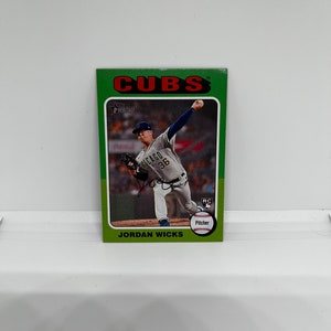 Jordan Wicks #390 Chicago Cubs; Novato; Topps Heritage Beisebol 2024